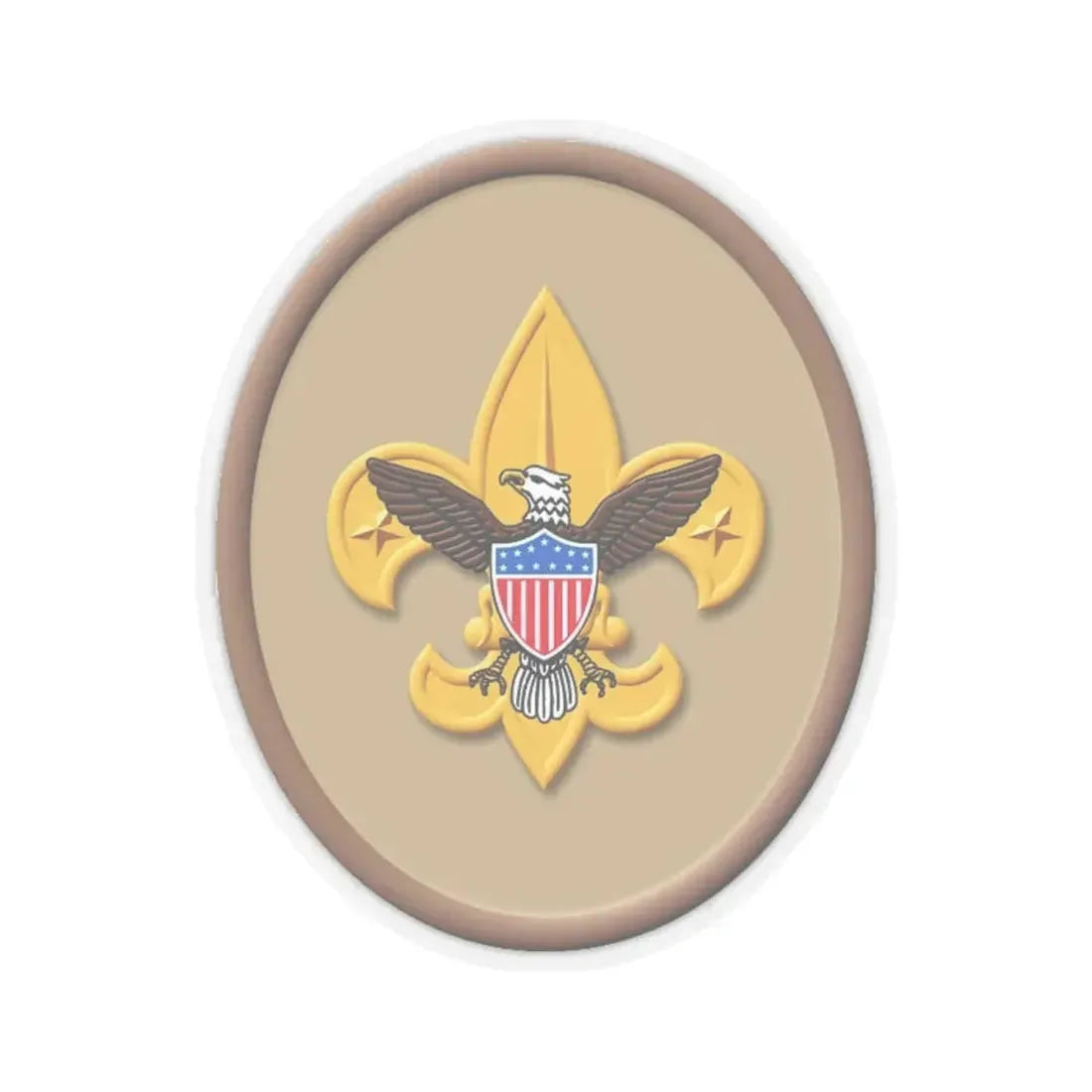 Tenderfoot (Boy Scout Merit Badge) STICKER Vinyl Kiss-Cut Decal 6 Inch Transparent - The Sticker Space