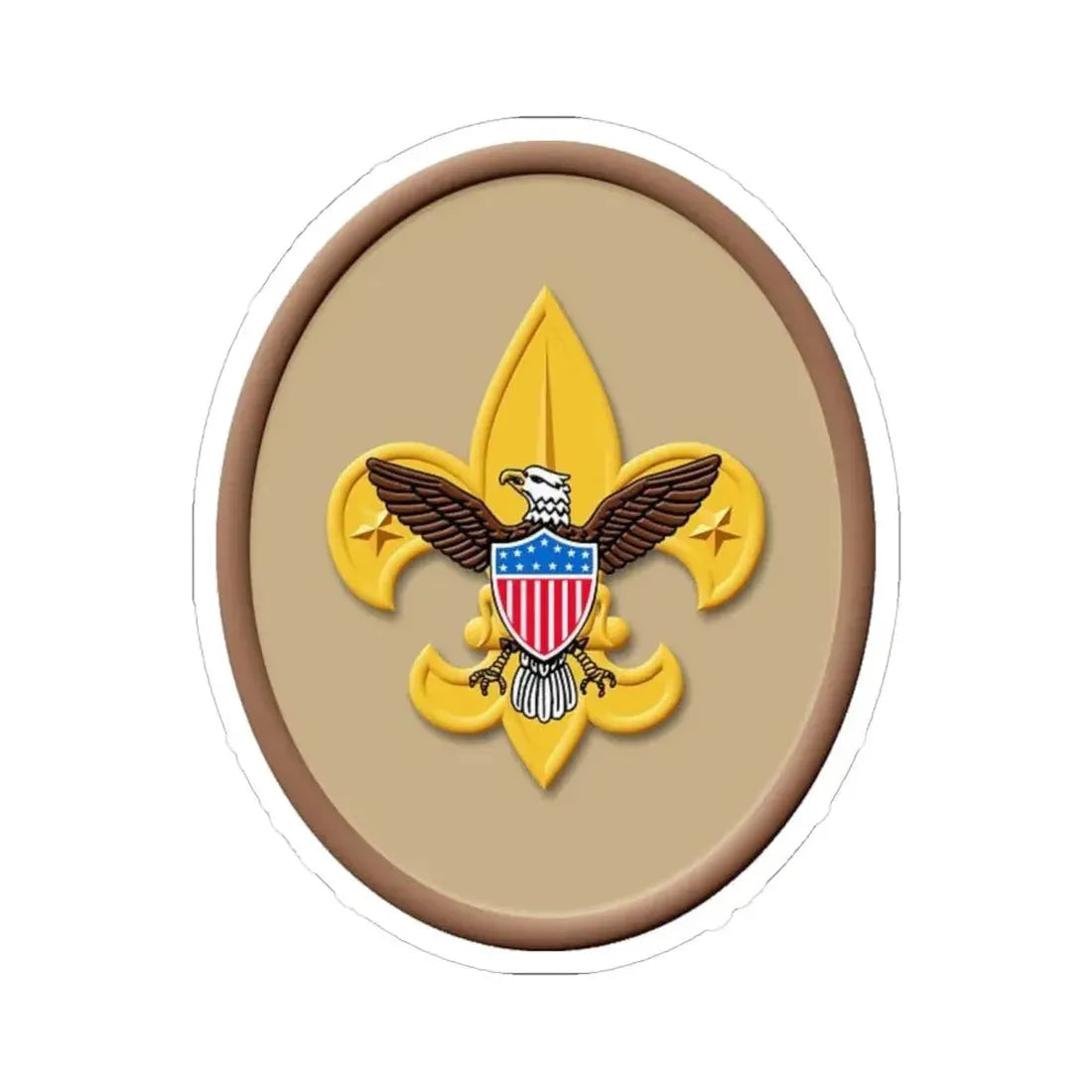 Tenderfoot (Boy Scout Merit Badge) STICKER Vinyl Kiss-Cut Decal 6 Inch White - The Sticker Space