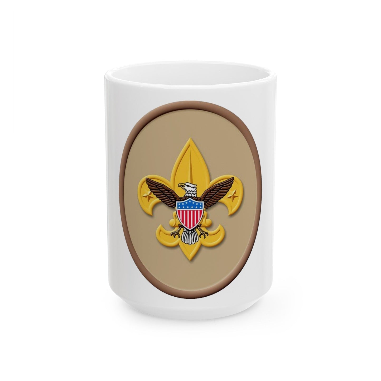 Tenderfoot (Boy Scout Merit Badge) White Coffee Mug-15oz-The Sticker Space