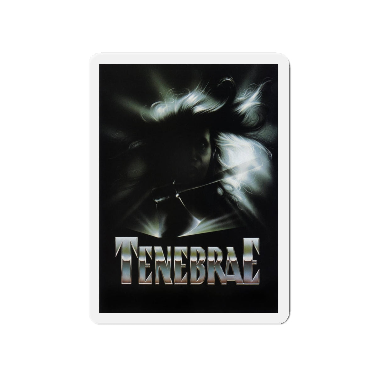 TENEBRAE 1982 Movie Poster - Refrigerator Magnet-4" x 4"-The Sticker Space