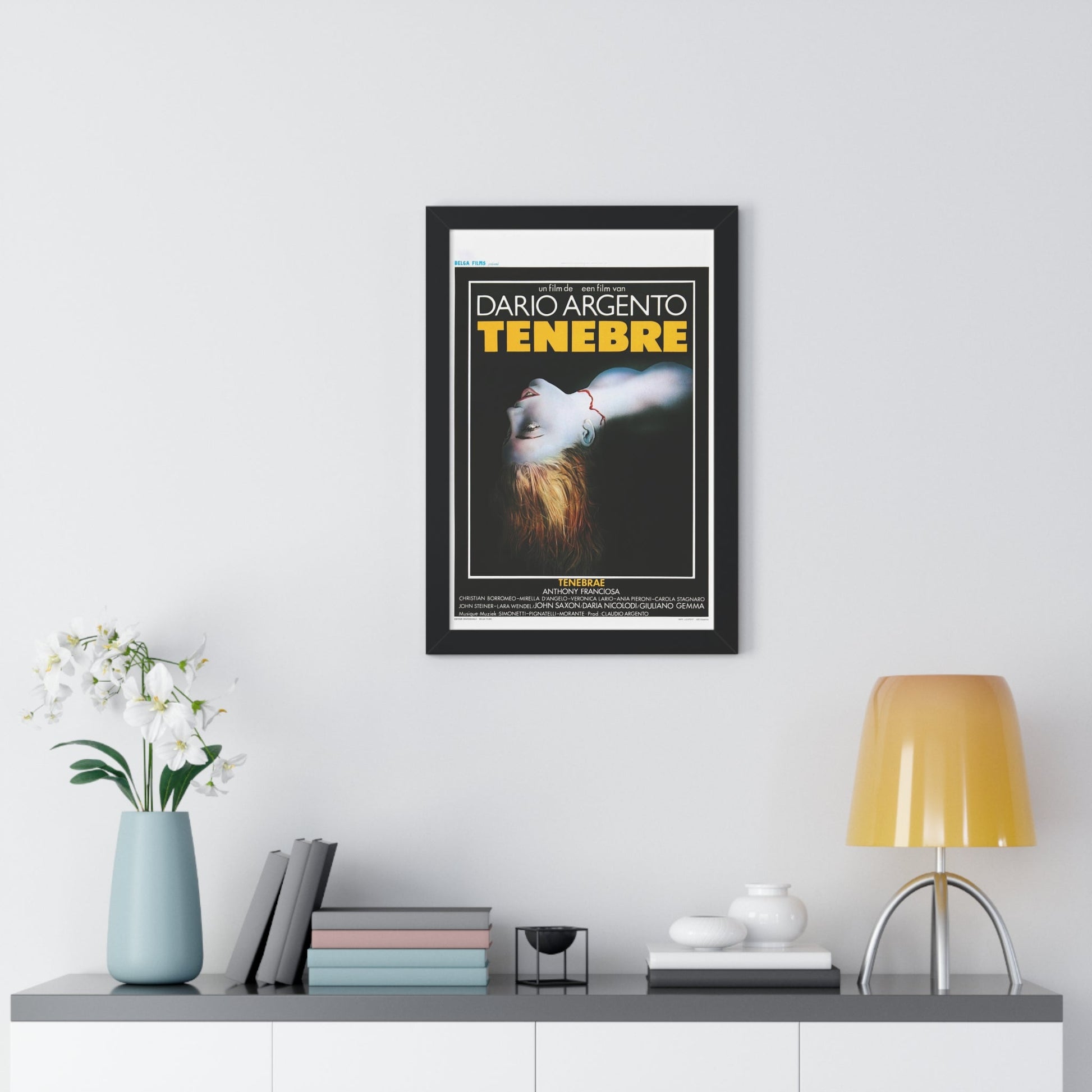 TENEBRE (BELGIAN) 1982 - Framed Movie Poster-The Sticker Space