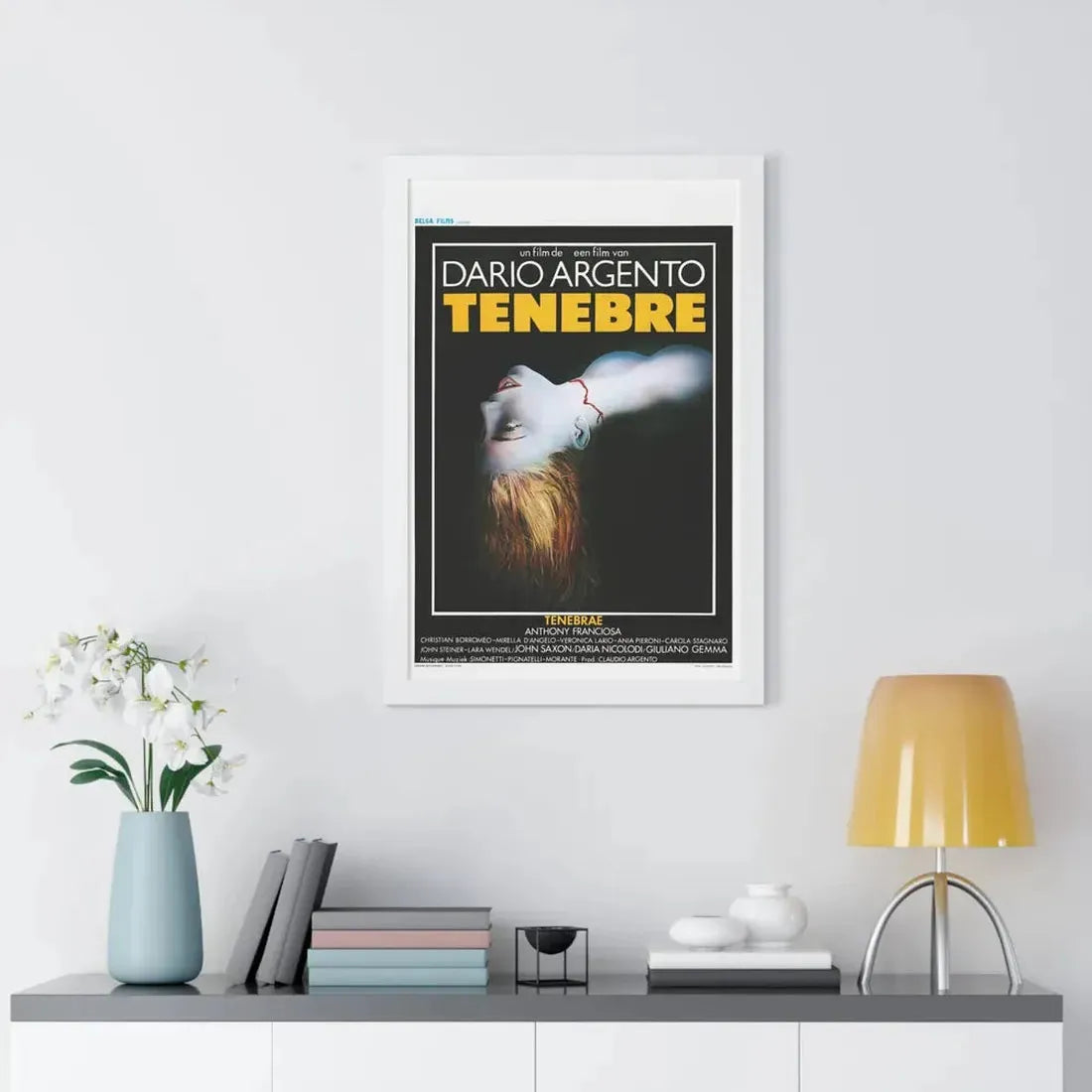 TENEBRE (BELGIAN) 1982 - Framed Movie Poster - The Sticker Space