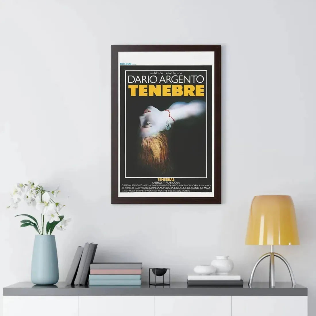 TENEBRE (BELGIAN) 1982 - Framed Movie Poster - The Sticker Space