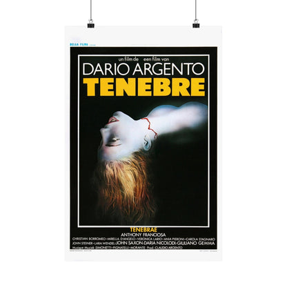 TENEBRE (BELGIAN) 1982 - Paper Movie Poster-16″ x 24″-The Sticker Space