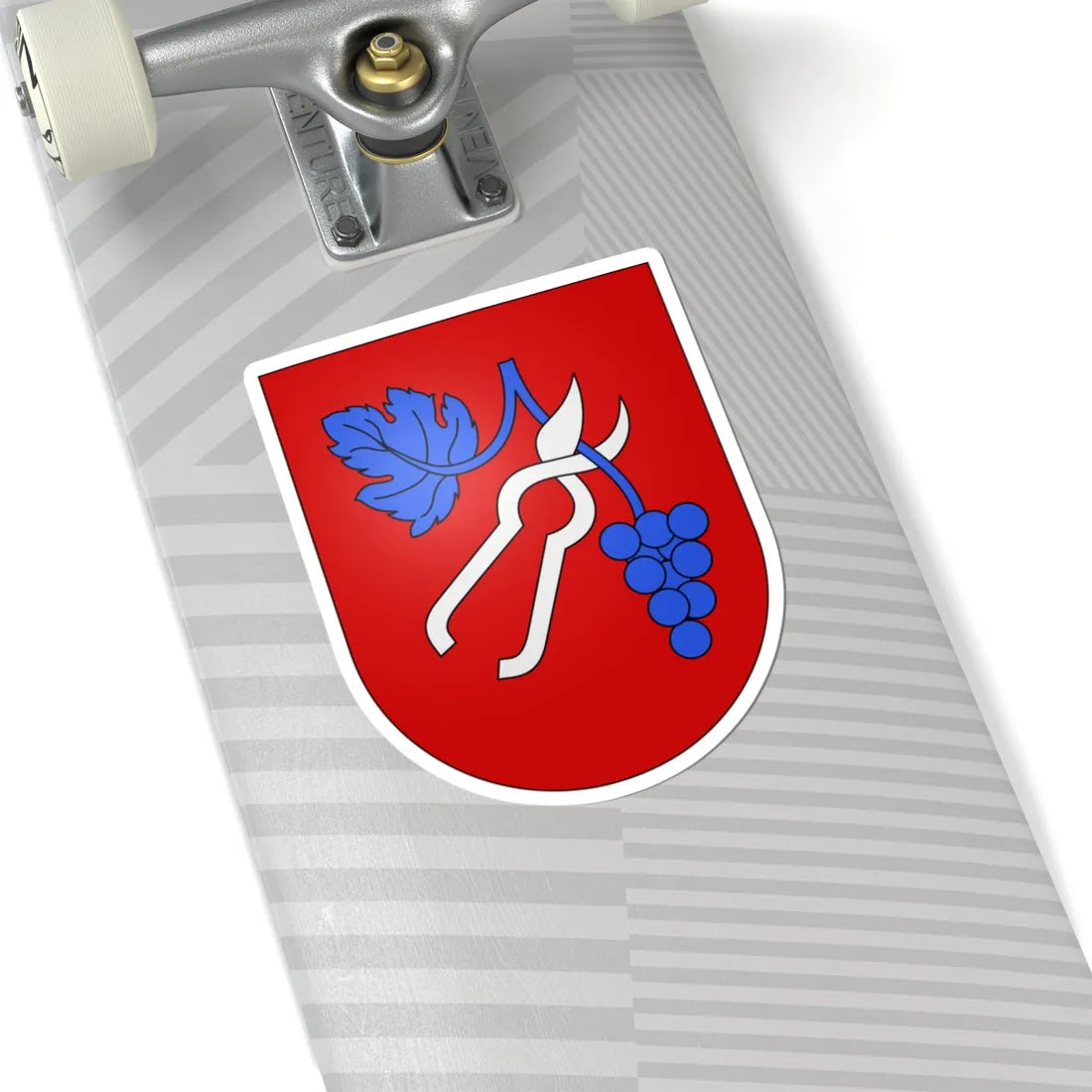 Tenero-Contra-coat of arms (Switzerland) (Coat of Arms) STICKER Vinyl Kiss-Cut Decal - The Sticker Space
