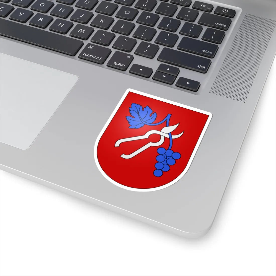 Tenero-Contra-coat of arms (Switzerland) (Coat of Arms) STICKER Vinyl Kiss-Cut Decal - The Sticker Space