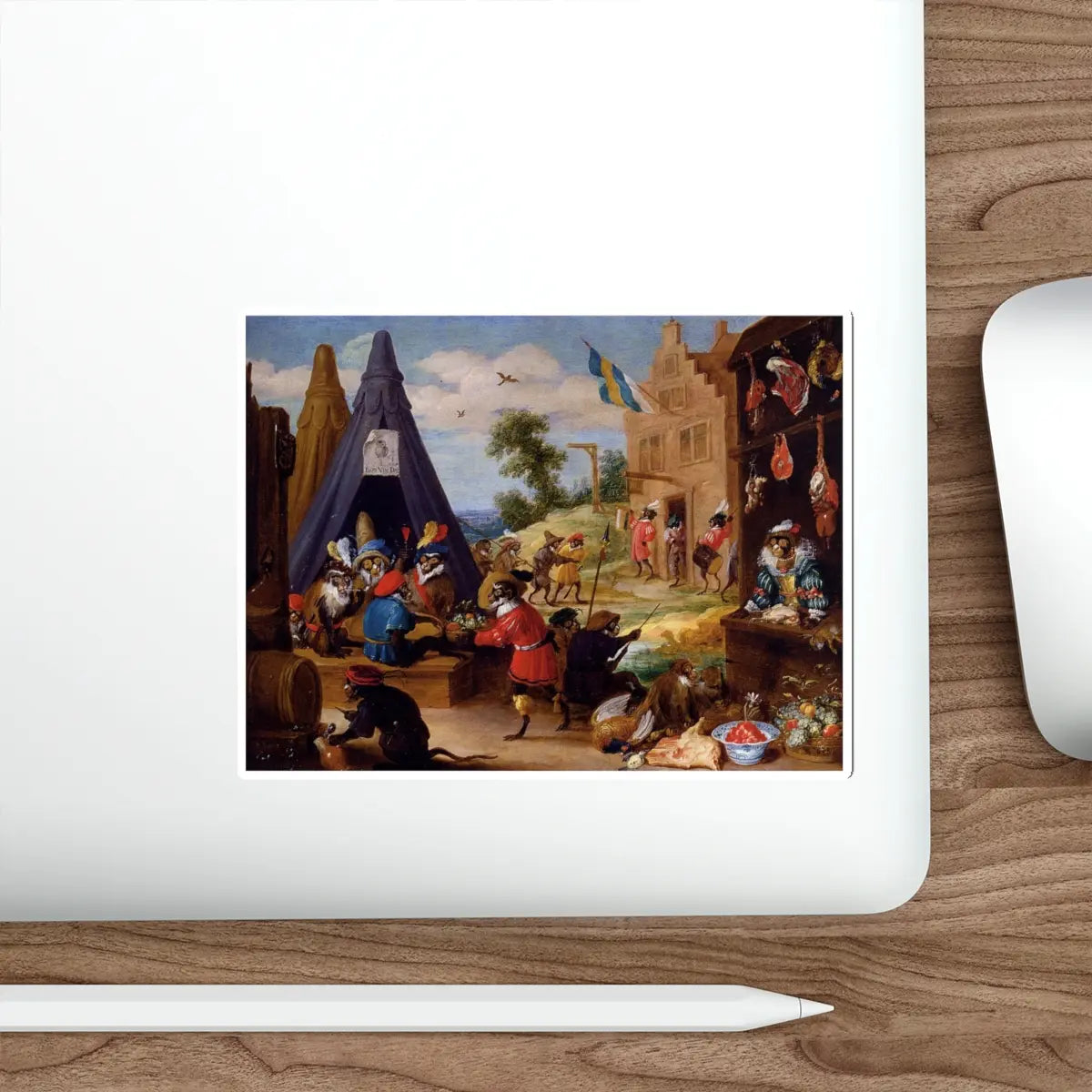SKU:36548329293912454203 Sticker types:White Shape:Die-Cut Sizes:5" × 5"