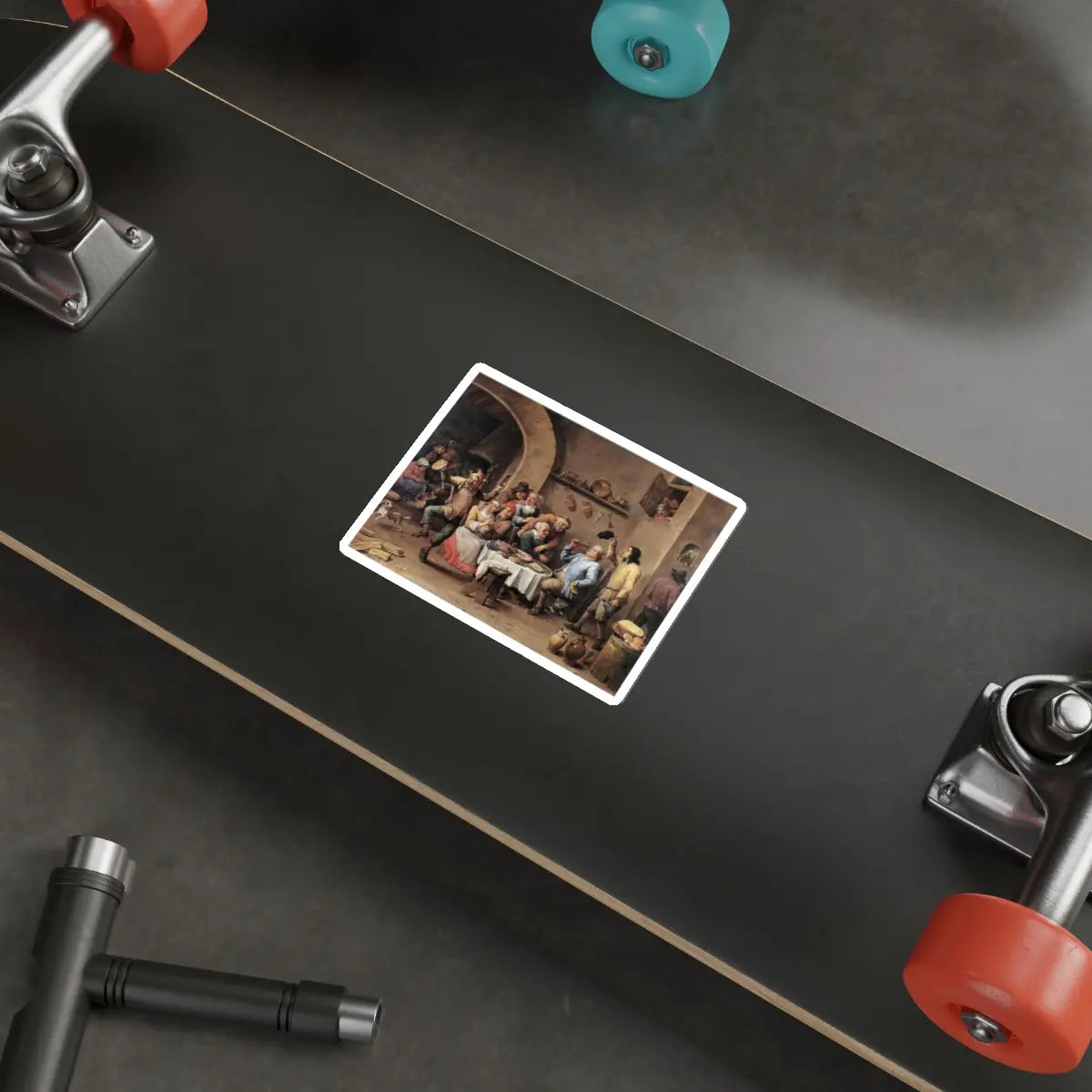 SKU:14274687894533282303 Sticker types:White Shape:Die-Cut Sizes:4" × 4"