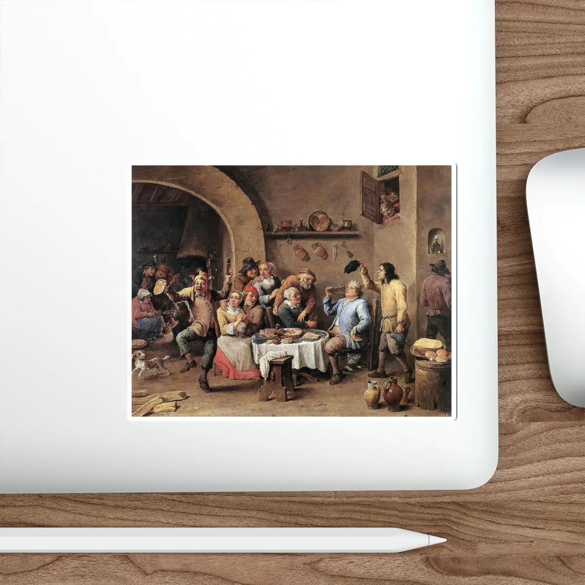 SKU:23127605290270900020 Sticker types:White Shape:Die-Cut Sizes:5" × 5"