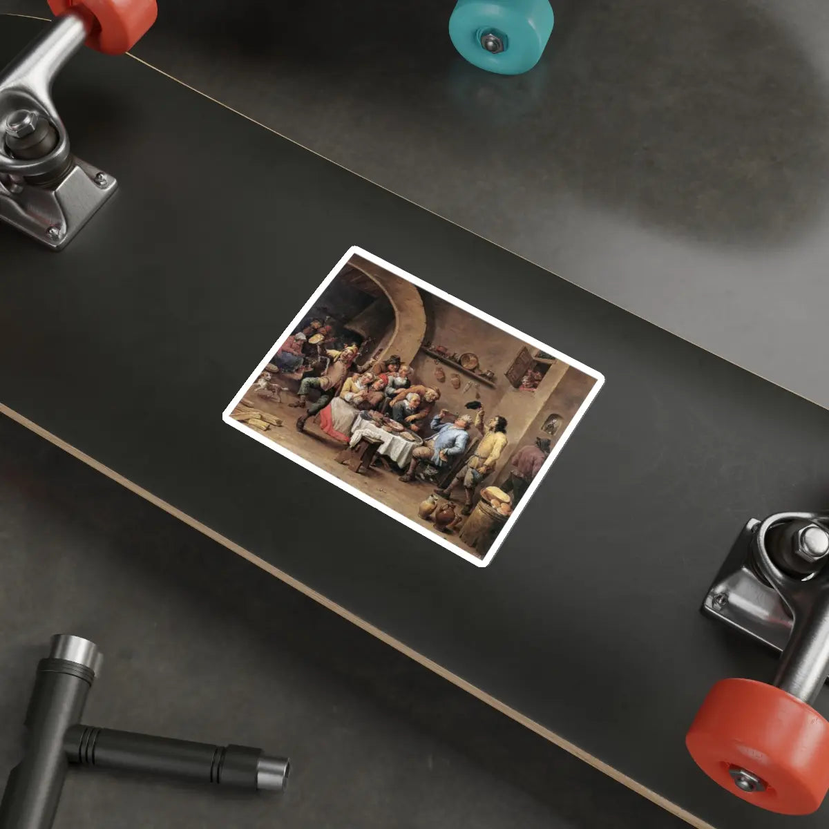 SKU:23127605290270900020 Sticker types:White Shape:Die-Cut Sizes:5" × 5"
