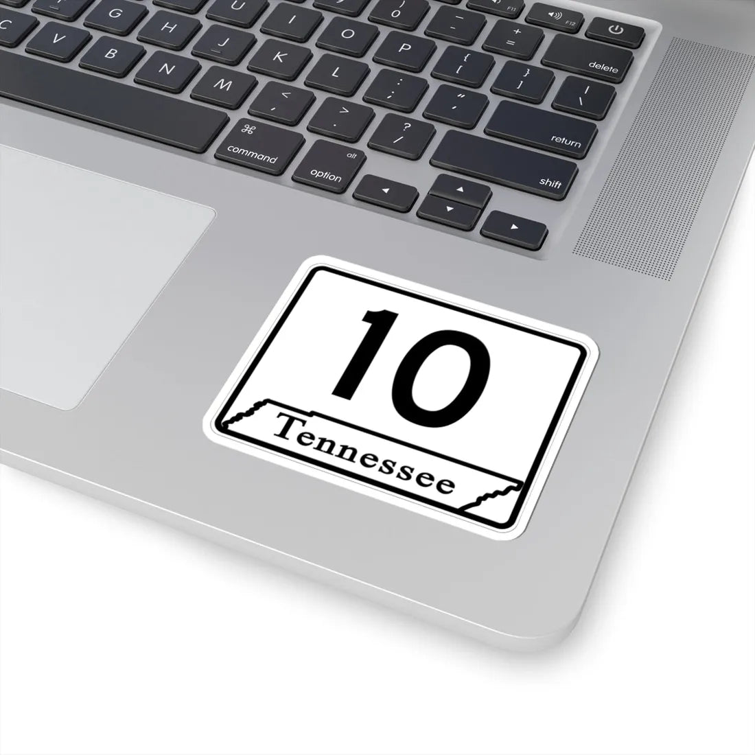 Tennessee 10 (Tennessee) (Road Sign) STICKER Vinyl Kiss-Cut Decal - The Sticker Space