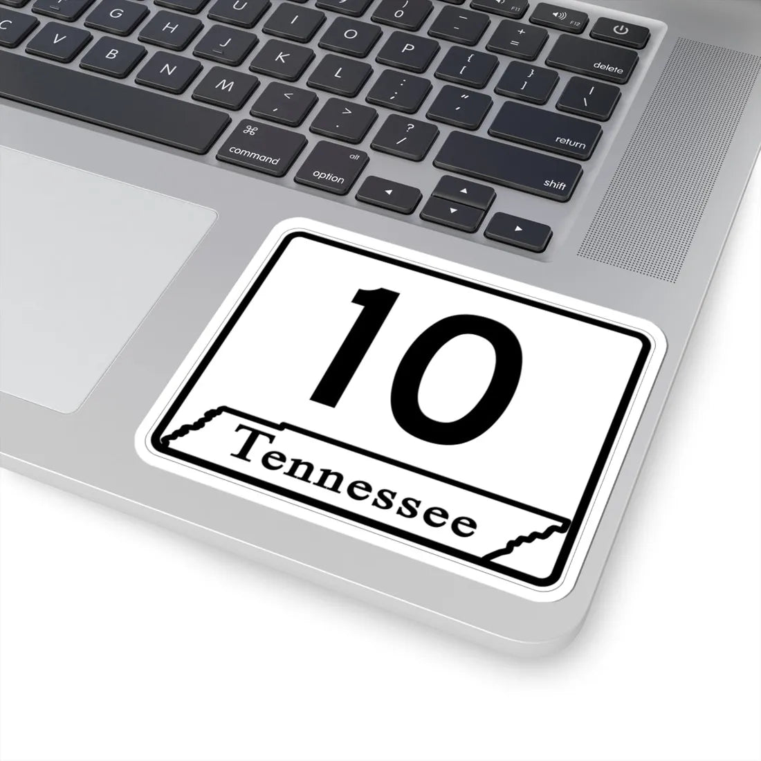 Tennessee 10 (Tennessee) (Road Sign) STICKER Vinyl Kiss-Cut Decal - The Sticker Space