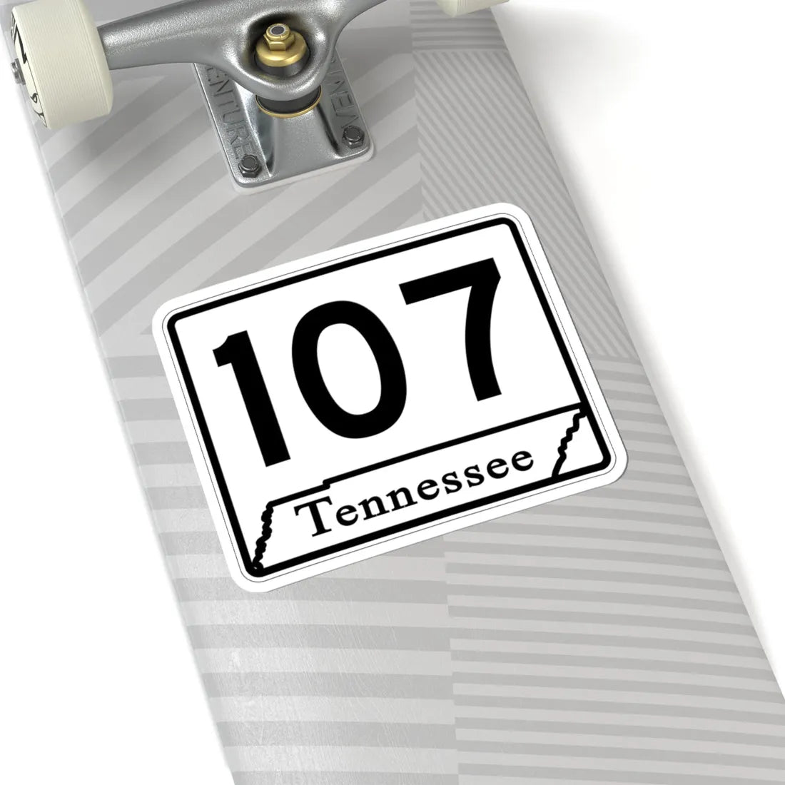 Tennessee 107 (Tennessee) (Road Sign) STICKER Vinyl Kiss-Cut Decal - The Sticker Space