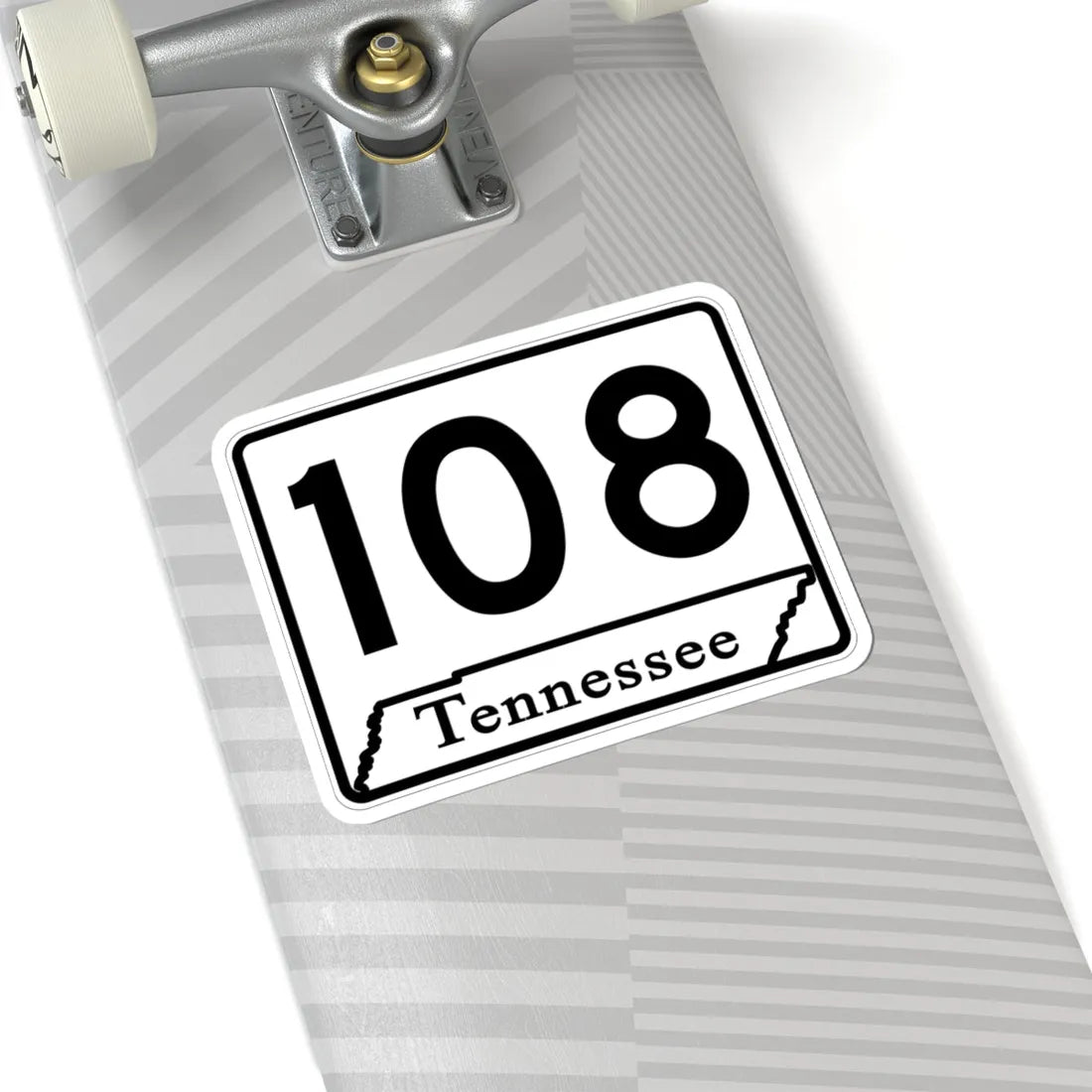 Tennessee 108 (Tennessee) (Road Sign) STICKER Vinyl Kiss-Cut Decal - The Sticker Space