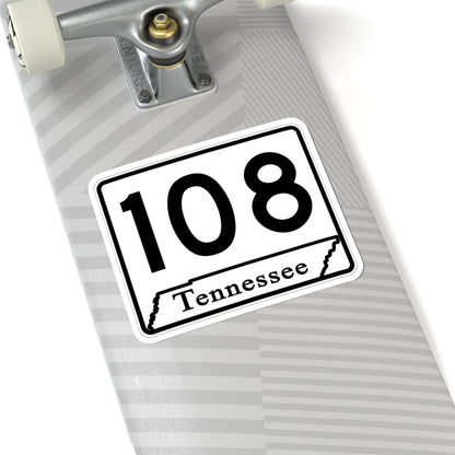 Tennessee 108 (Tennessee) (Road Sign) STICKER Vinyl Kiss-Cut Decal - The Sticker Space