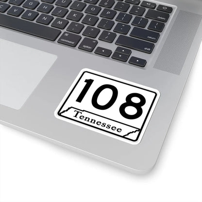 Tennessee 108 (Tennessee) (Road Sign) STICKER Vinyl Kiss-Cut Decal - The Sticker Space