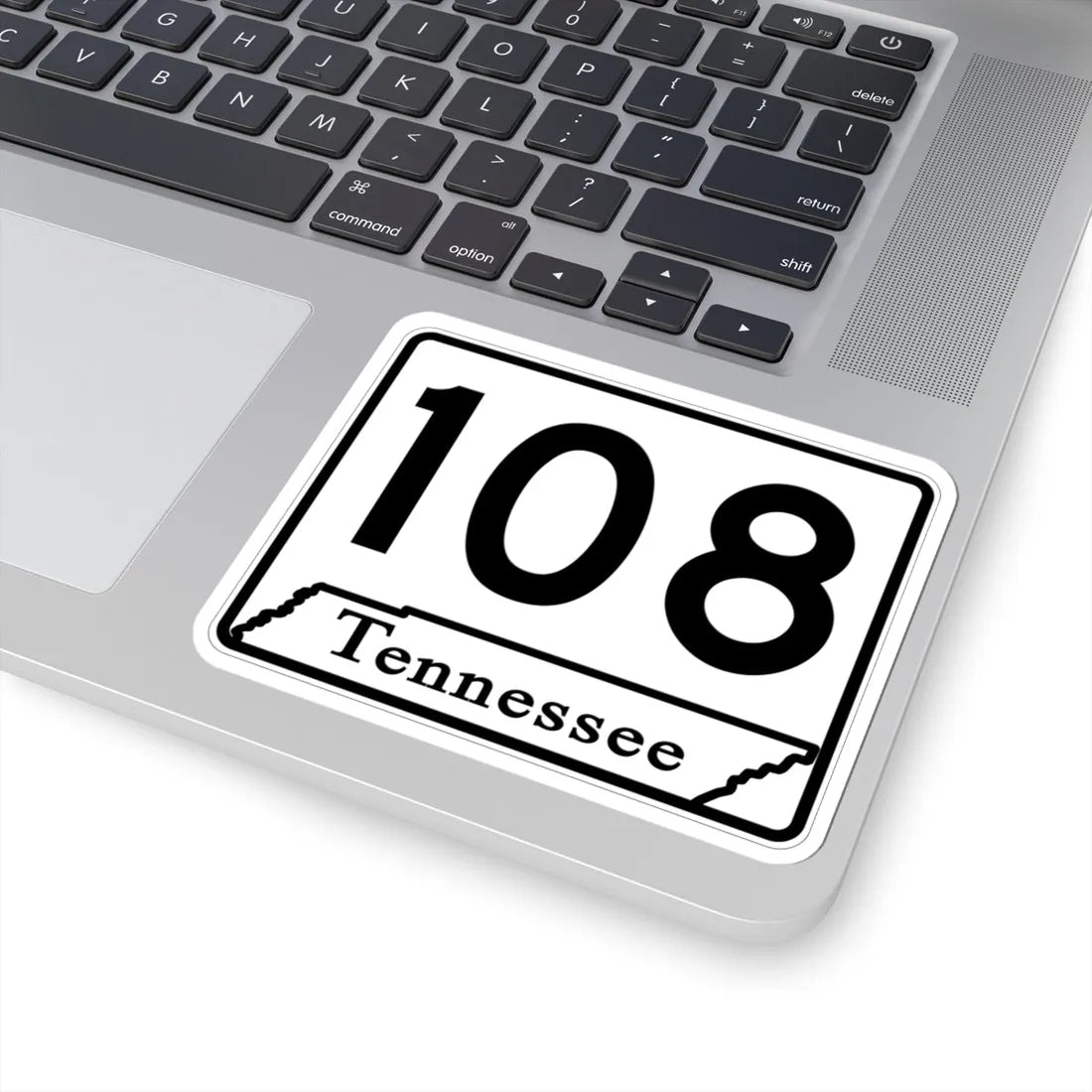 Tennessee 108 (Tennessee) (Road Sign) STICKER Vinyl Kiss-Cut Decal - The Sticker Space