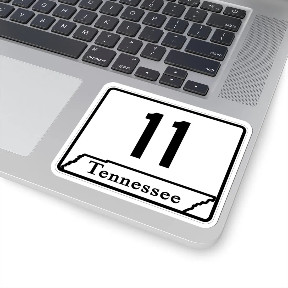 Tennessee 11 (Tennessee) (Road Sign) STICKER Vinyl Kiss-Cut Decal - The Sticker Space