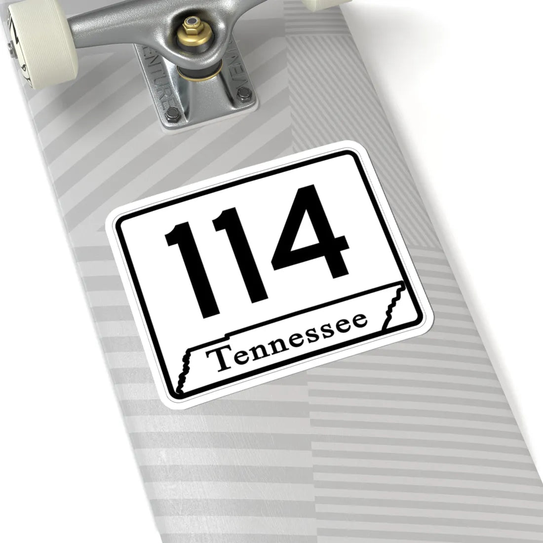 Tennessee 114 (Tennessee) (Road Sign) STICKER Vinyl Kiss-Cut Decal - The Sticker Space