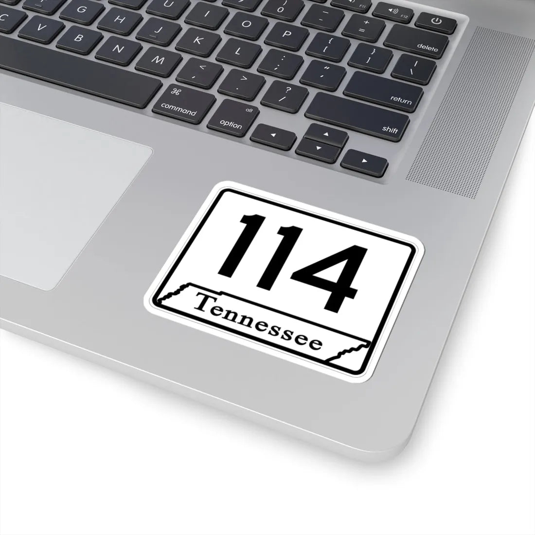 Tennessee 114 (Tennessee) (Road Sign) STICKER Vinyl Kiss-Cut Decal - The Sticker Space