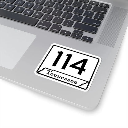 Tennessee 114 (Tennessee) (Road Sign) STICKER Vinyl Kiss-Cut Decal - The Sticker Space