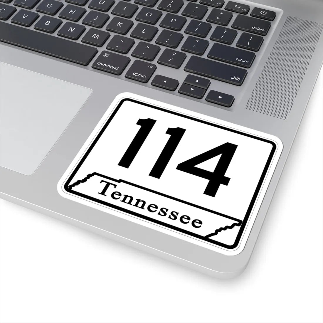Tennessee 114 (Tennessee) (Road Sign) STICKER Vinyl Kiss-Cut Decal - The Sticker Space