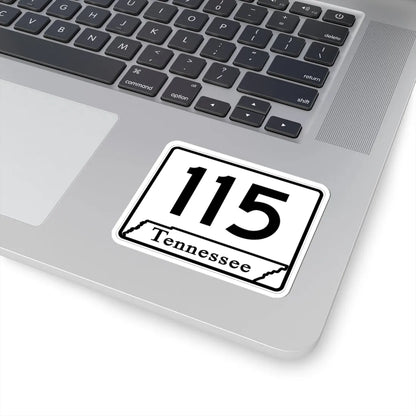 Tennessee 115 (Tennessee) (Road Sign) STICKER Vinyl Kiss-Cut Decal - The Sticker Space