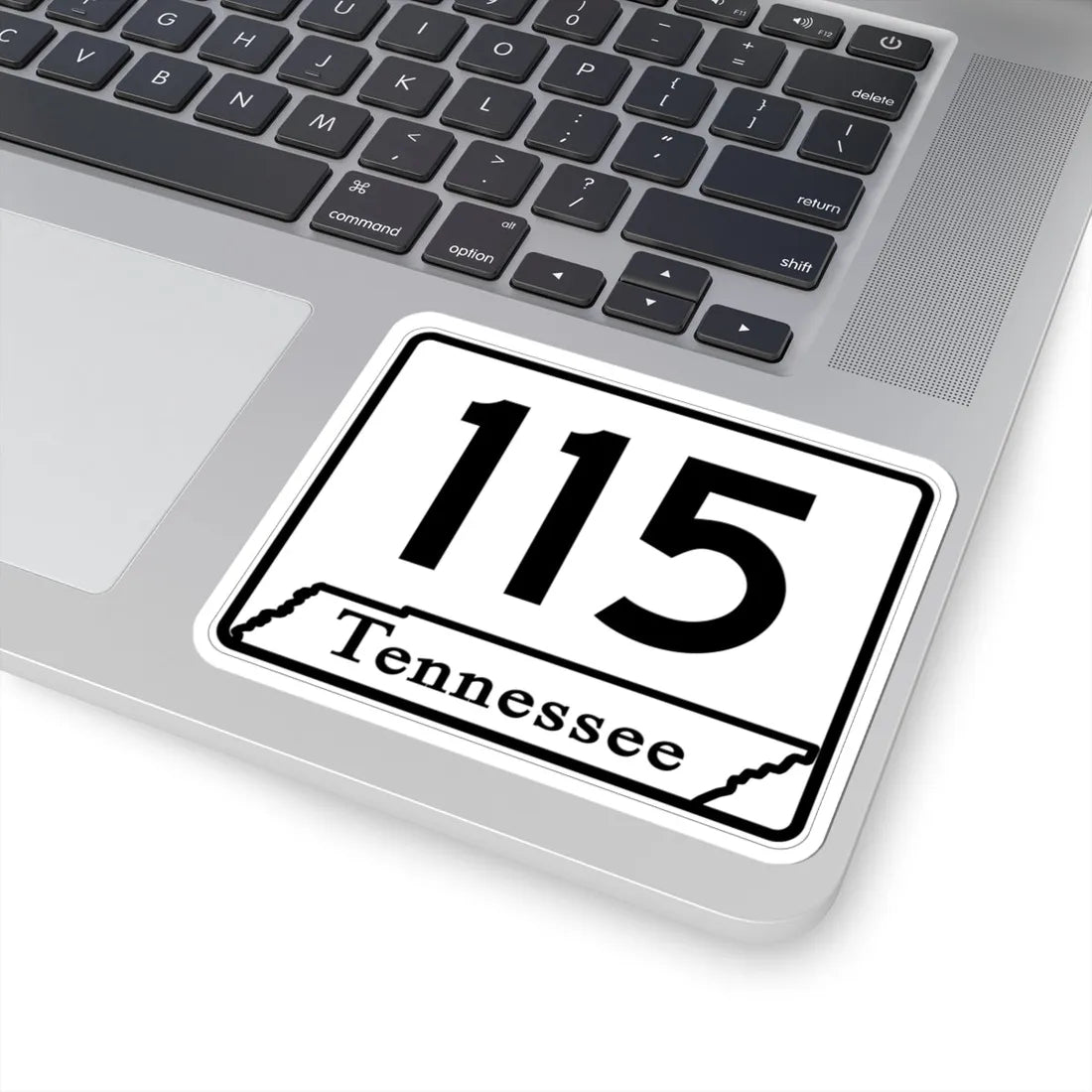 Tennessee 115 (Tennessee) (Road Sign) STICKER Vinyl Kiss-Cut Decal - The Sticker Space
