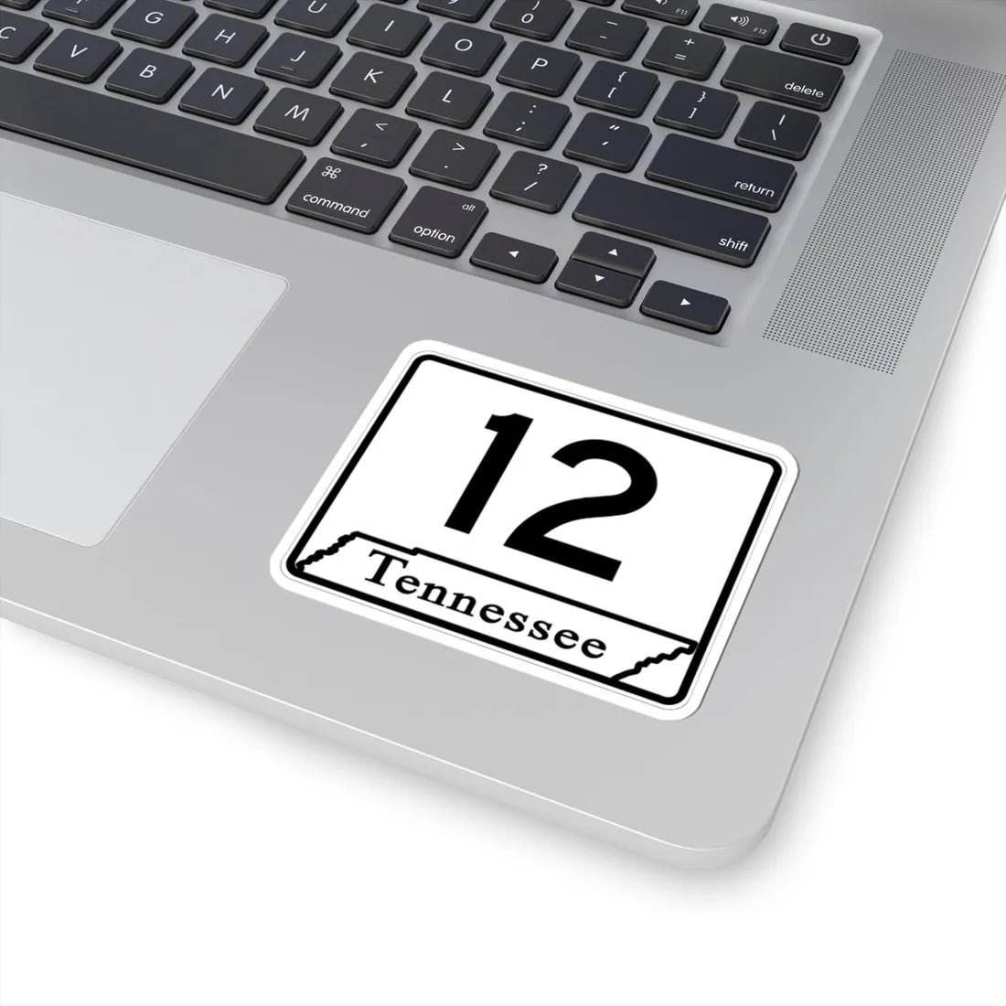 Tennessee 12 (Tennessee) (Road Sign) STICKER Vinyl Kiss-Cut Decal - The Sticker Space