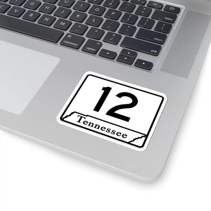 Tennessee 12 (Tennessee) (Road Sign) STICKER Vinyl Kiss-Cut Decal - The Sticker Space