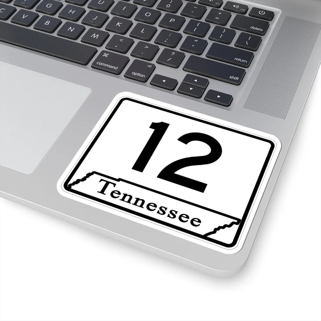 Tennessee 12 (Tennessee) (Road Sign) STICKER Vinyl Kiss-Cut Decal - The Sticker Space