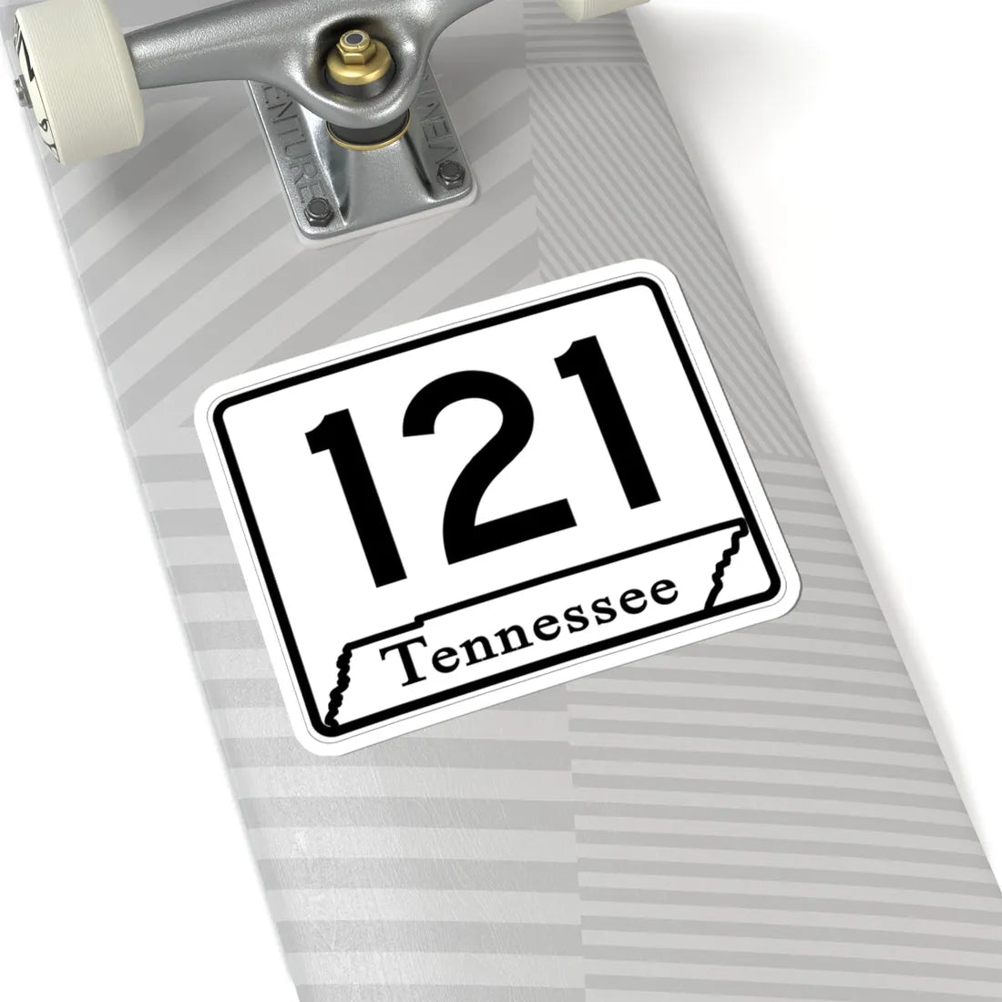 Tennessee 121 (Tennessee) (Road Sign) STICKER Vinyl Kiss-Cut Decal - The Sticker Space