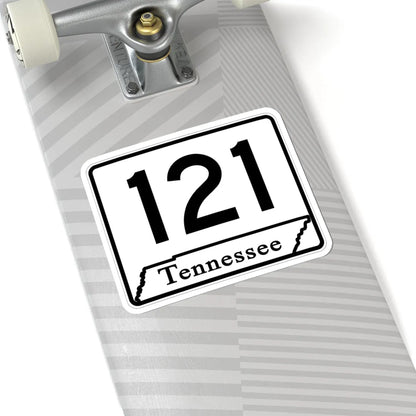 Tennessee 121 (Tennessee) (Road Sign) STICKER Vinyl Kiss-Cut Decal - The Sticker Space