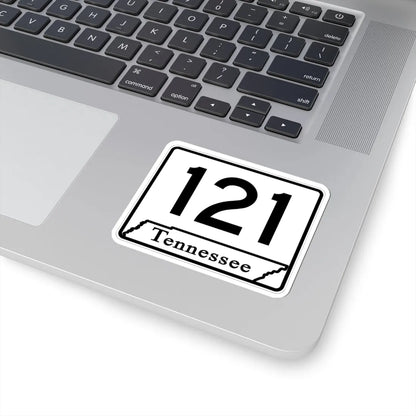 Tennessee 121 (Tennessee) (Road Sign) STICKER Vinyl Kiss-Cut Decal - The Sticker Space