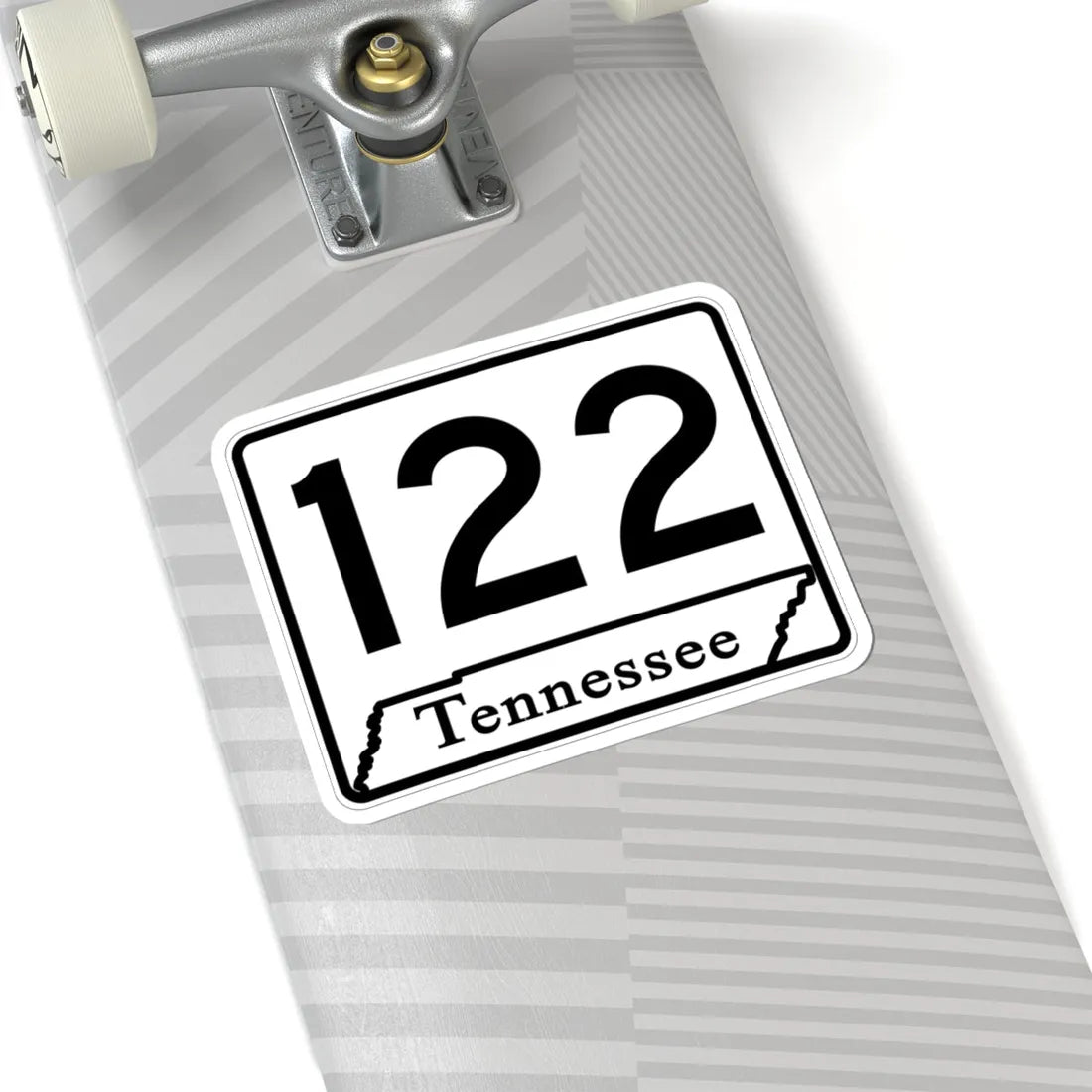 Tennessee 122 (Tennessee) (Road Sign) STICKER Vinyl Kiss-Cut Decal - The Sticker Space