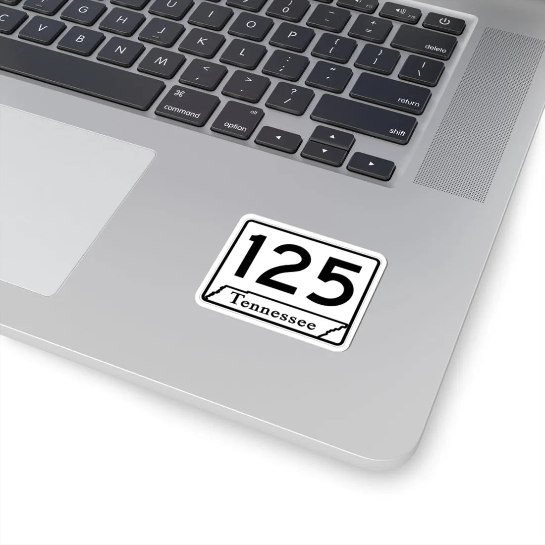 Tennessee 125 (Tennessee) (Road Sign) STICKER Vinyl Kiss-Cut Decal - The Sticker Space