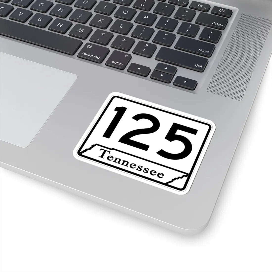 Tennessee 125 (Tennessee) (Road Sign) STICKER Vinyl Kiss-Cut Decal - The Sticker Space