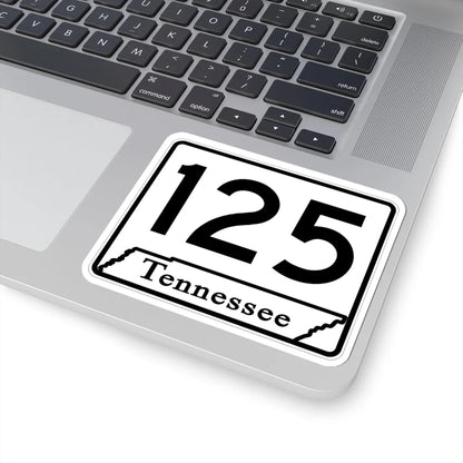 Tennessee 125 (Tennessee) (Road Sign) STICKER Vinyl Kiss-Cut Decal - The Sticker Space