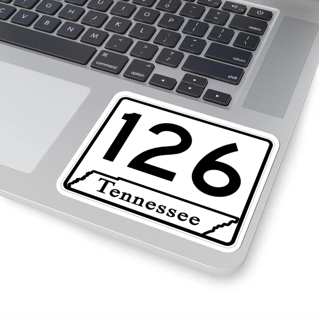 Tennessee 126 (Tennessee) (Road Sign) STICKER Vinyl Kiss-Cut Decal - The Sticker Space