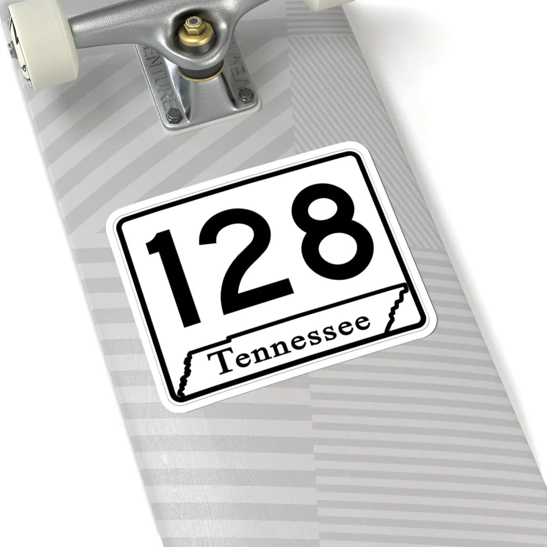 Tennessee 128 (Tennessee) (Road Sign) STICKER Vinyl Kiss-Cut Decal - The Sticker Space