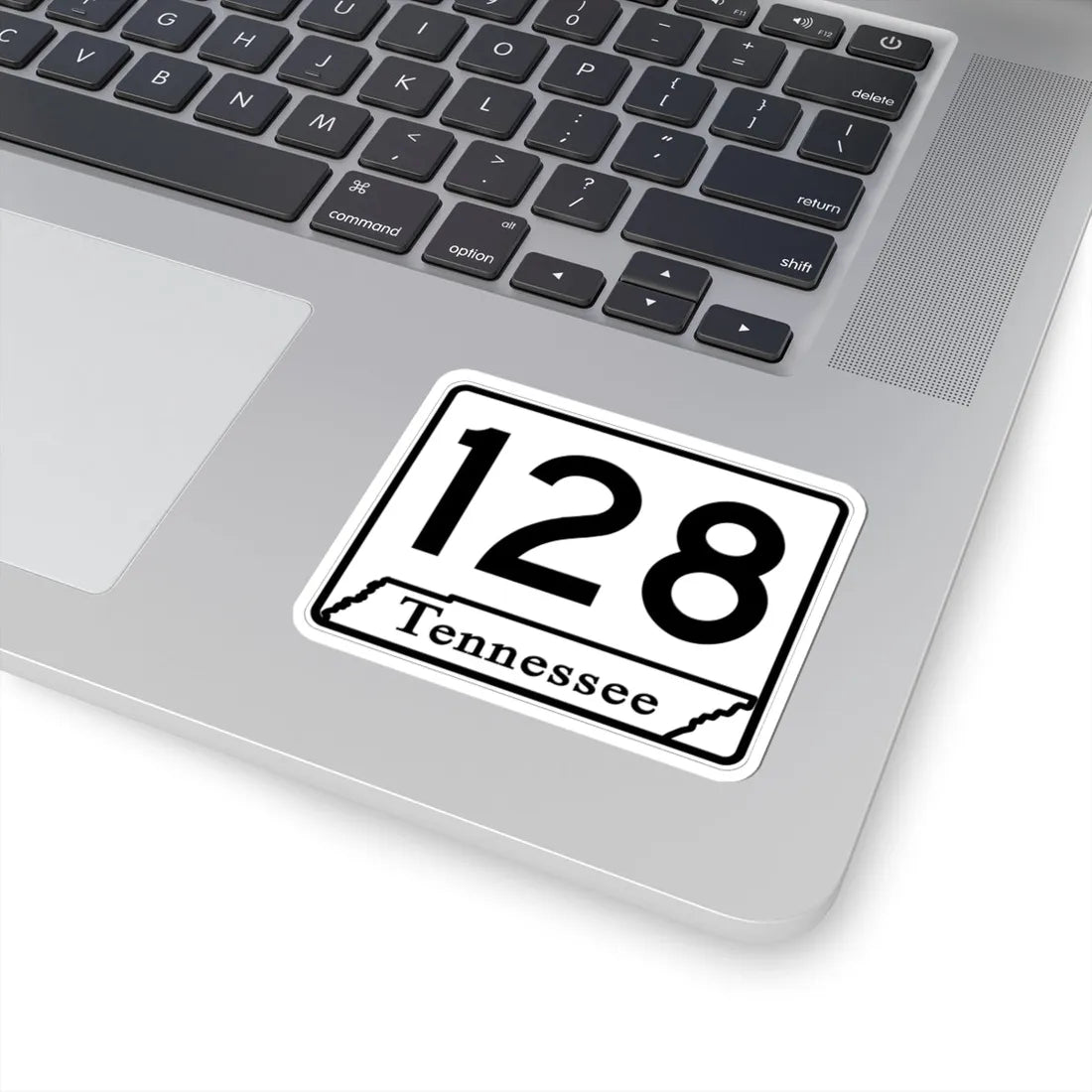 Tennessee 128 (Tennessee) (Road Sign) STICKER Vinyl Kiss-Cut Decal - The Sticker Space