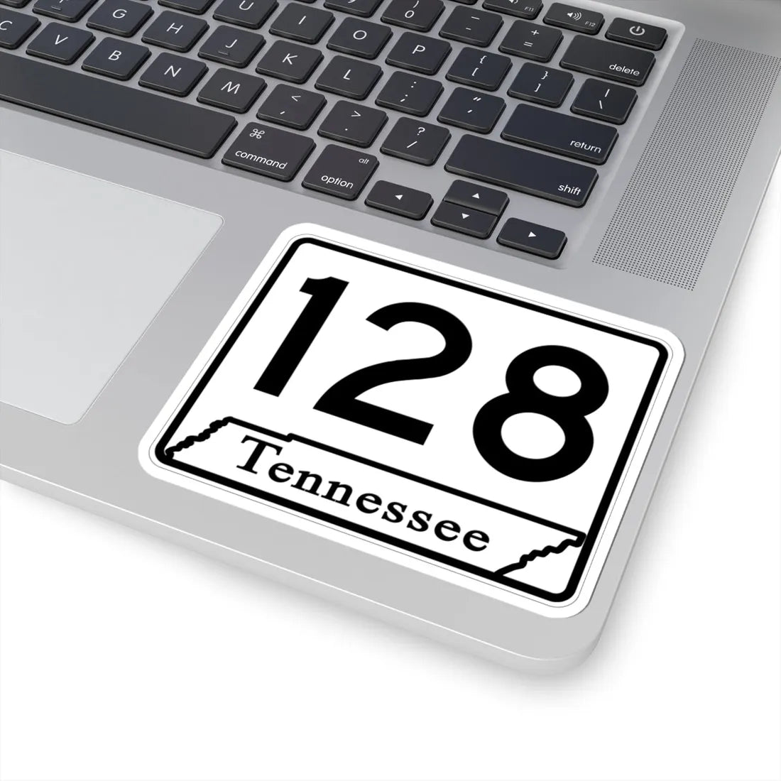 Tennessee 128 (Tennessee) (Road Sign) STICKER Vinyl Kiss-Cut Decal - The Sticker Space