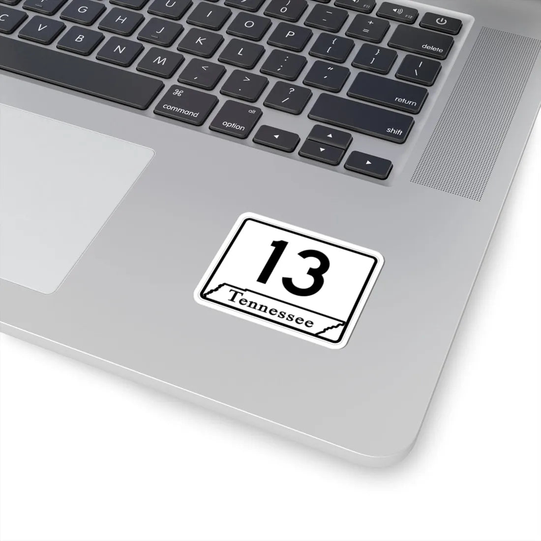 Tennessee 13 (Tennessee) (Road Sign) STICKER Vinyl Kiss-Cut Decal - The Sticker Space