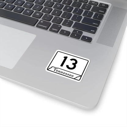 Tennessee 13 (Tennessee) (Road Sign) STICKER Vinyl Kiss-Cut Decal - The Sticker Space