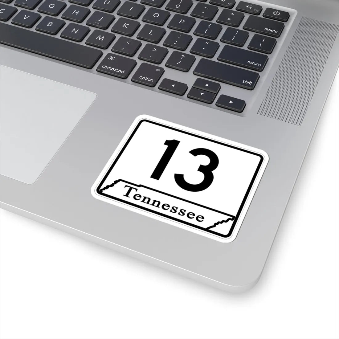 Tennessee 13 (Tennessee) (Road Sign) STICKER Vinyl Kiss-Cut Decal - The Sticker Space