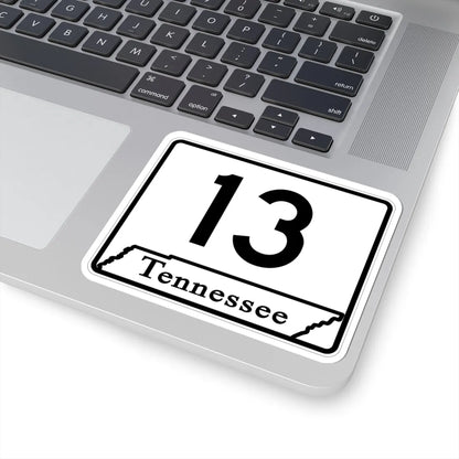 Tennessee 13 (Tennessee) (Road Sign) STICKER Vinyl Kiss-Cut Decal - The Sticker Space