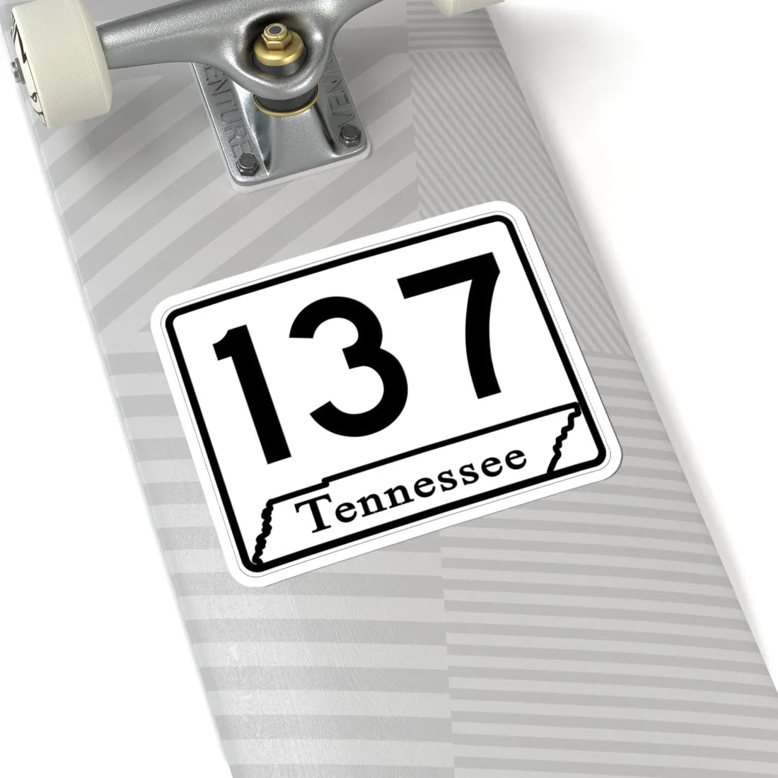 Tennessee 137 (Tennessee) (Road Sign) STICKER Vinyl Kiss-Cut Decal - The Sticker Space