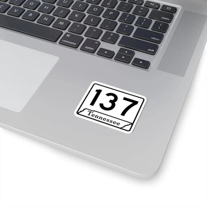 Tennessee 137 (Tennessee) (Road Sign) STICKER Vinyl Kiss-Cut Decal - The Sticker Space