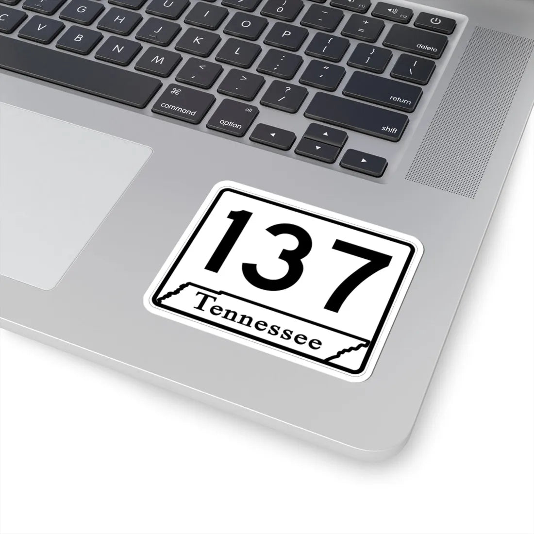 Tennessee 137 (Tennessee) (Road Sign) STICKER Vinyl Kiss-Cut Decal - The Sticker Space