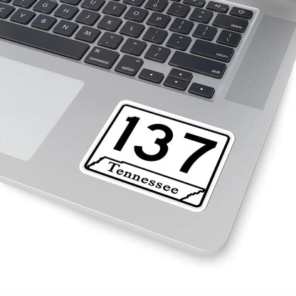 Tennessee 137 (Tennessee) (Road Sign) STICKER Vinyl Kiss-Cut Decal - The Sticker Space